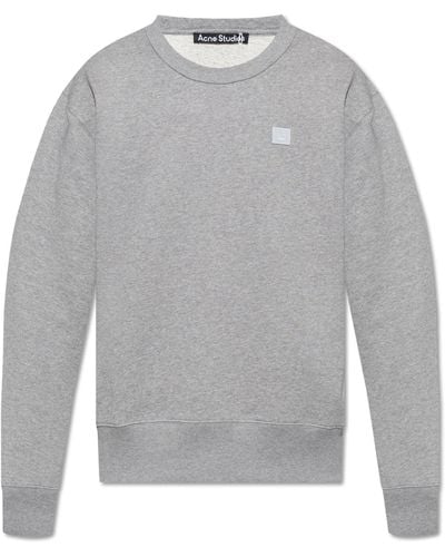 Acne Studios Logo-patched Sweatshirt, - Grey