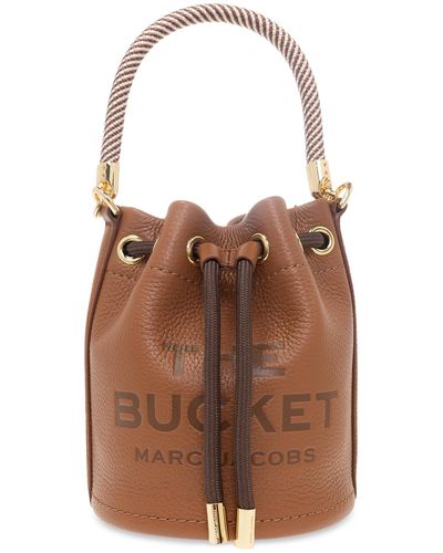 Marc Jacobs ‘The Bucket Micro’ Shoulder Bag - Brown