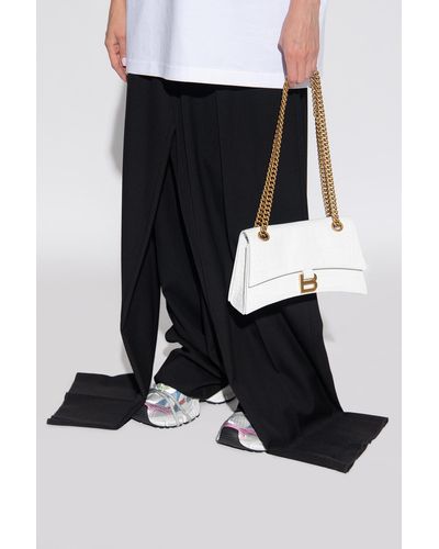 Balenciaga 'Crash S' Shoulder Bag - White
