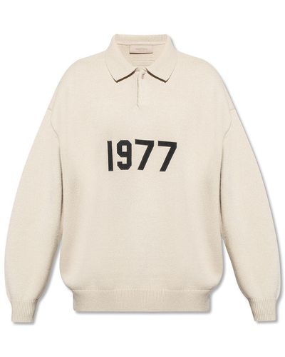 Fear Of God Polo Sweater - White