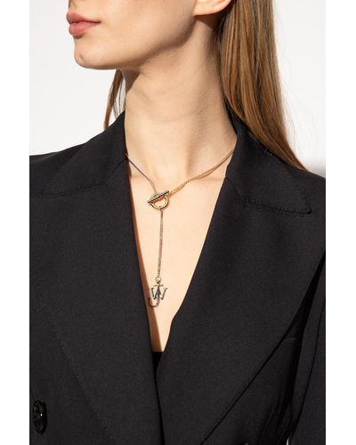 JW Anderson Necklace With Logo, - White