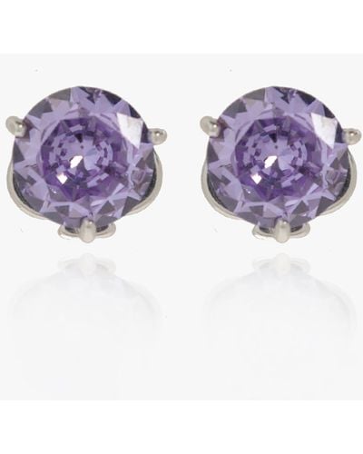 Kate Spade Cubic Zirconia Earrings, - Purple