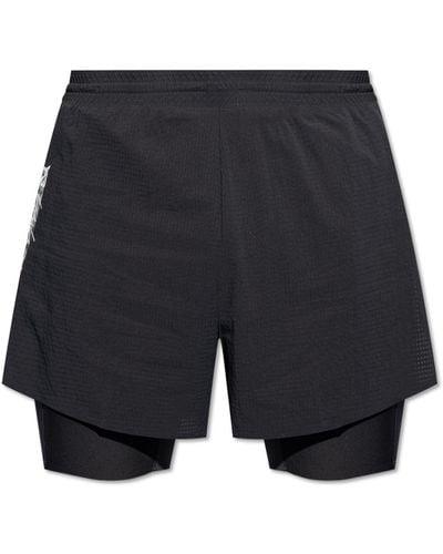 Y-3 Two-layer Shorts, - Blue