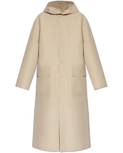 Balenciaga Oversize Coat, - Natural