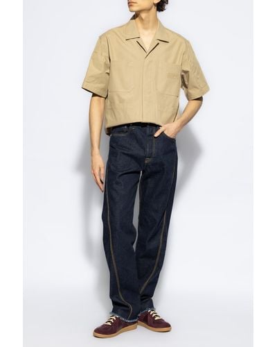 MM6 by Maison Martin Margiela Shirt With Pockets, - Natural