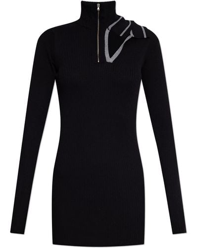 Y. Project Form-Fitting Dress - Black