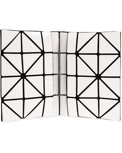 Bao Bao Issey Miyake Card Case With Geometrical Pattern, - White