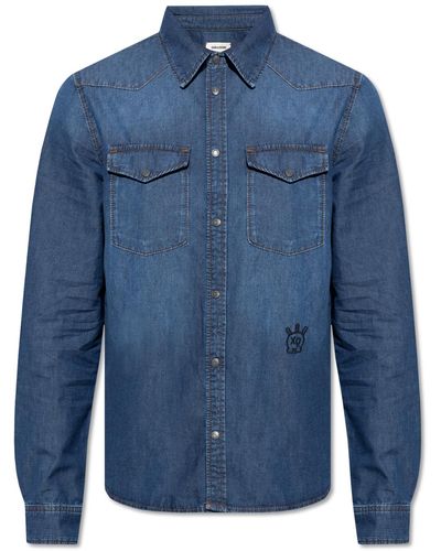 Zadig & Voltaire ‘Stan’ Shirt From ‘Xo Project’ Capsule Collection - Blue