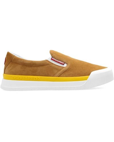DSquared² 'new Jersey' Slip-on Sneakers, - Natural