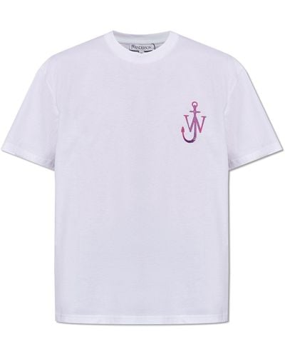 JW Anderson T-shirt With Logo, - White
