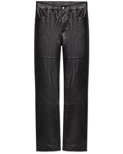 Wandler 'aster' Leather Trousers - Black