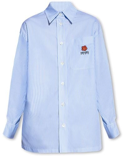 KENZO Oversize Shirt, , Light - Blue