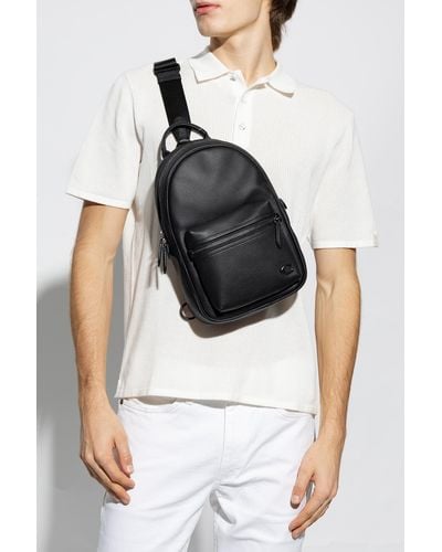 COACH ‘Charter’ Backpack With Logo - Black
