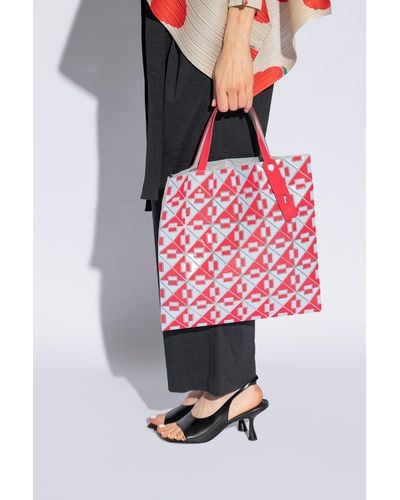 Bao Bao Issey Miyake 'connect' Shopper Bag, - Red