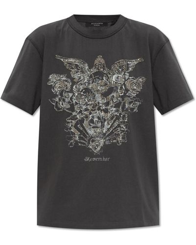 AllSaints T-shirt `convenant`, - Black