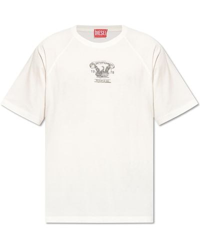 DIESEL T-shirt `t-roxt-q1`, - White