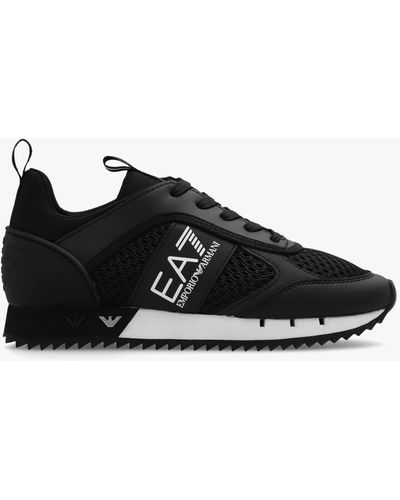 EA7 Trainers With Logo - Black
