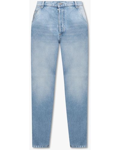 Balmain Jeans With Logo, , Light - Blue
