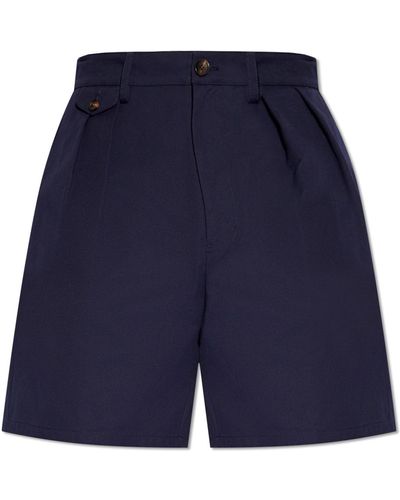 Bally Cotton Shorts, - Blue