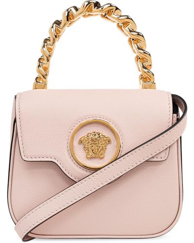 Versace Mini La Medusa Shoulder Bag - Pink