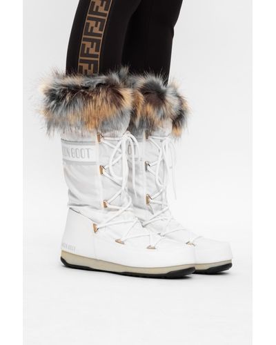 Moon Boot 'monaco Wp 2' Snow Boots - White