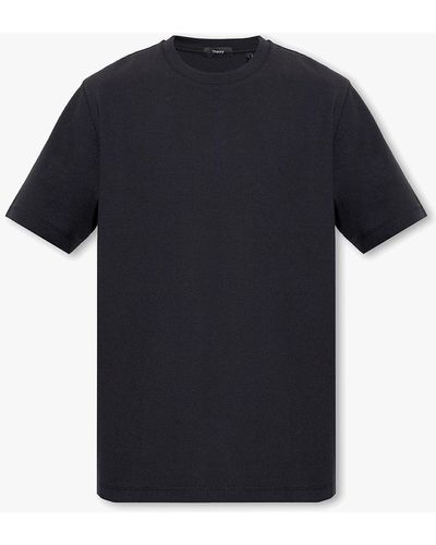 Theory Crewneck T-shirt, - Black