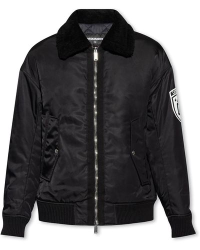 DSquared² Insulated Bomber Jacket - Black