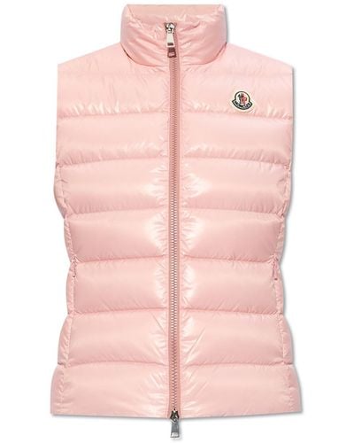 Moncler 'ghany' Vest, - Pink