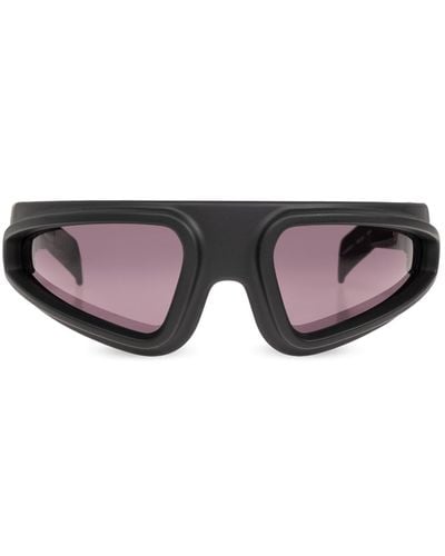 Rick Owens 'ryder' Sunglasses, - Black