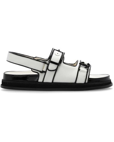 Jimmy Choo ‘Elyn Flat’ Sandals - White