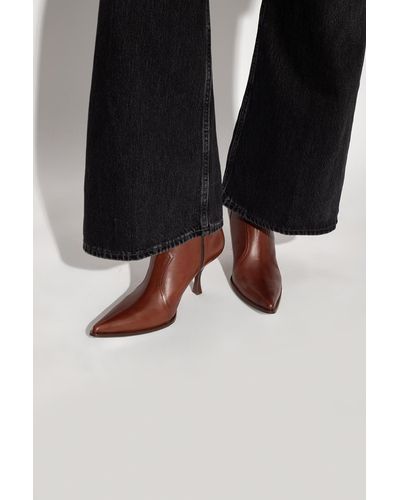 Acne Studios Heeled Ankle Boots - Brown