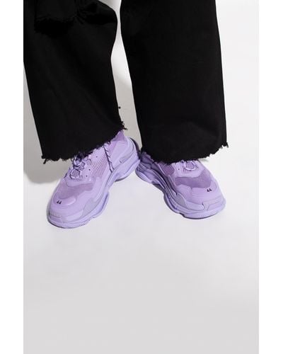 Balenciaga 'triple S' Sneakers - Purple