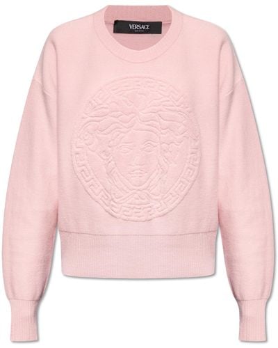 Versace Wool Jumper - Pink