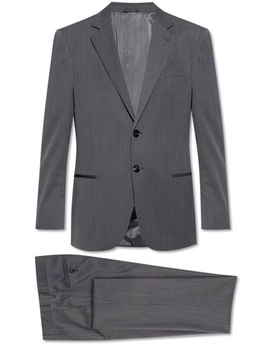 Giorgio Armani Wool Suit - Grey