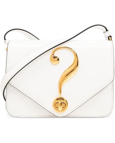 Moschino Shoulder Bag From The '40th Anniversary' Collection, - White