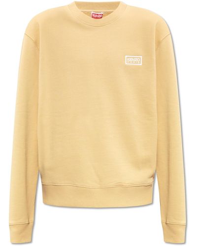 KENZO Sweatshirt With Logo - Yellow