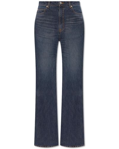 Balenciaga Flared Jeans, - Blue