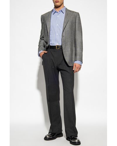 Cesare Attolini Wool Blazer - Gray