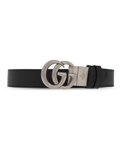 Gucci Gg Blooms Belt With G Buckle in Blue