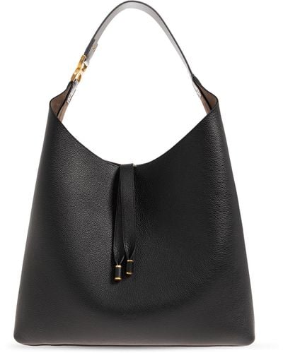 Chloé 'marcie' Hobo Shoulder Bag, - Black