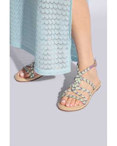 Manebí Woven Sandals - Blue
