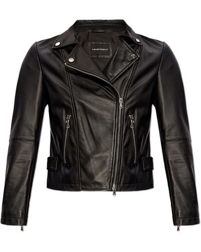 Emporio Armani Biker Jacket - Black