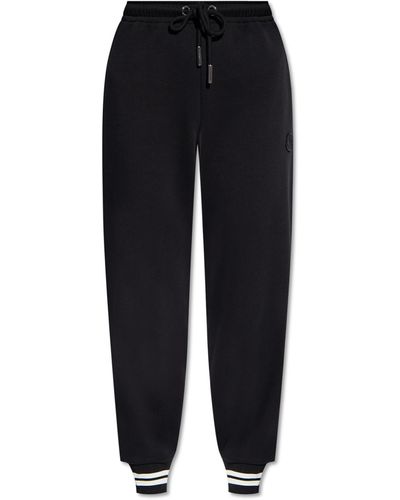 Moncler Sweatpants With Logo - Black