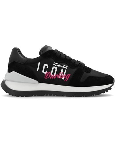 DSquared² 'running' Trainers, - Black