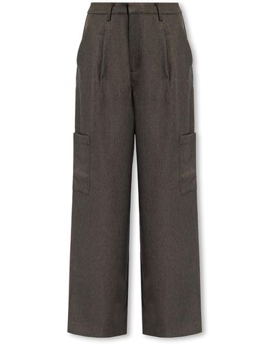 Gestuz ‘Ysellagz’ Loose-Fitting Trousers - Grey