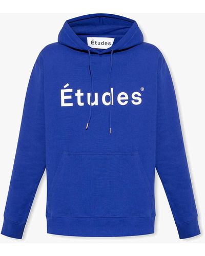 Etudes Studio Hoodie With Logo - Blue