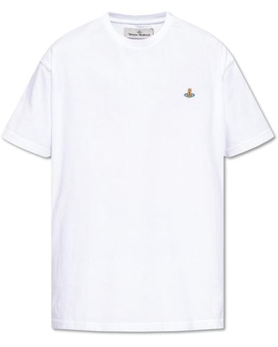 Vivienne Westwood T-shirt With Logo, - White