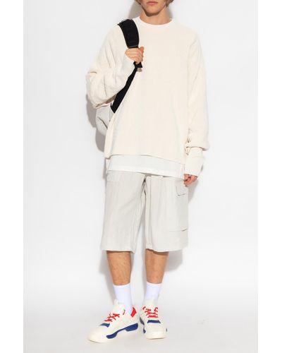 Y-3 Sweater With Logo - Natural