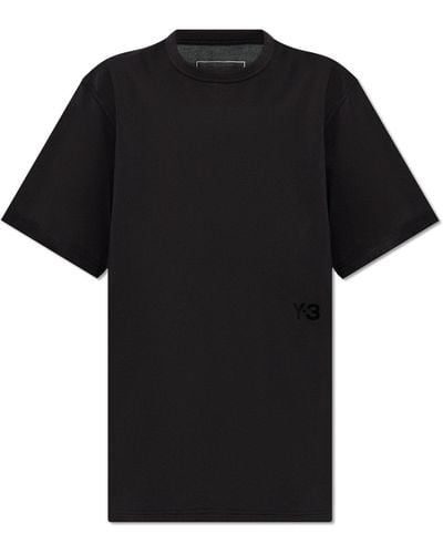 Y-3 T-shirt With Pockets, - Black