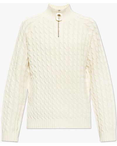 JW Anderson Knitted Jumper - Natural